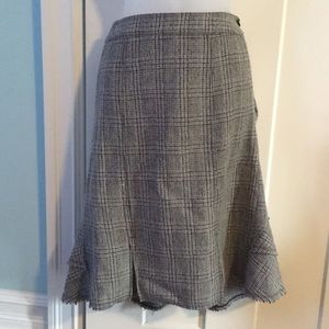 LUXE A-line Midi Skirt